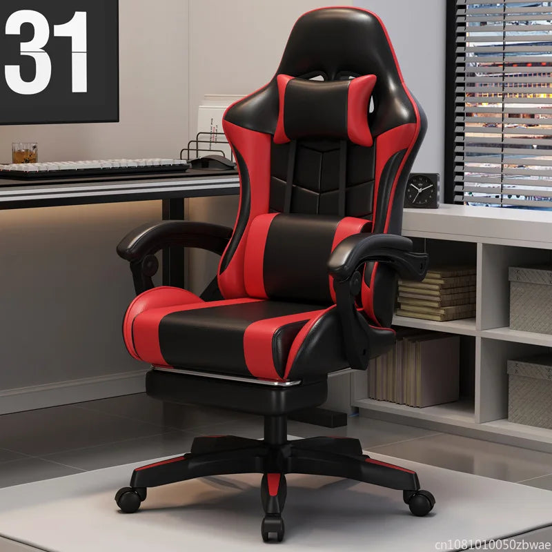 Silla gaming para cibercafé y esports Sponge, silla de ordenador para cibercafé, silla de oficina reclinable para el hogar, cómoda y giratoria
