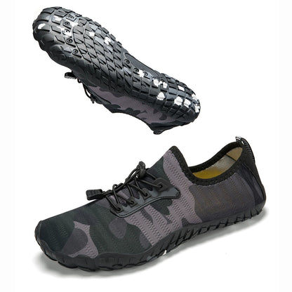 Oiaano Nouvelles chaussures de plage à séchage rapide « Camo » pour homme et femme, sandales aquatiques, baskets aquatiques pour homme, chaussures de sport et de marche