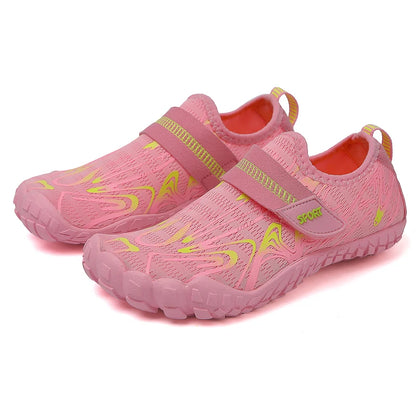 NOWE dziecięce buty plażowe do szybkiego nurkowania dla chłopców i dziewczynek Qianjiang, buty do pływania, buty na podłogę do fitnessu w pomieszczeniach, buty łazienkowe 29-38#
