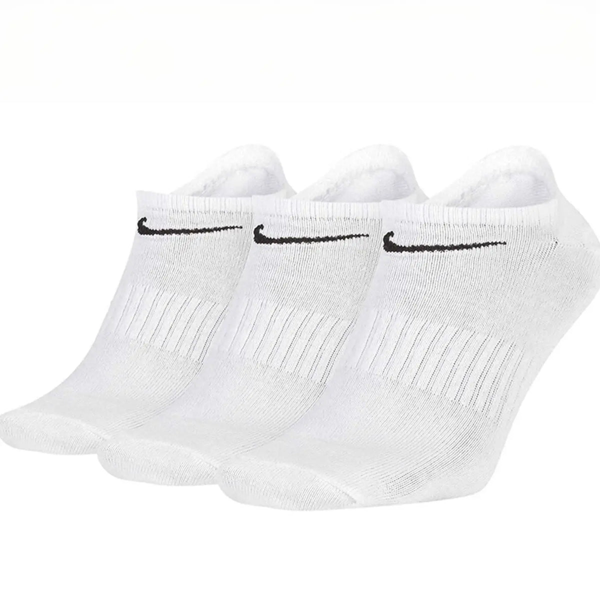Skarpety Nike Skarpety koszykarskie Nike z podgrubioną stopą Długie skarpety sportowe z technologią Dri-FIT zapewniającą oddychalność, zestaw 3 par SX7667-100