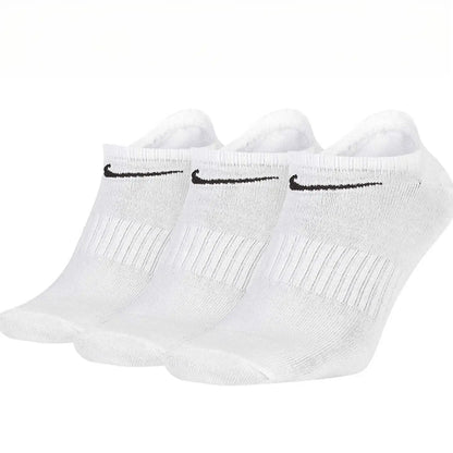 Skarpety Nike Skarpety koszykarskie Nike z podgrubioną stopą Długie skarpety sportowe z technologią Dri-FIT zapewniającą oddychalność, zestaw 3 par SX7667-100