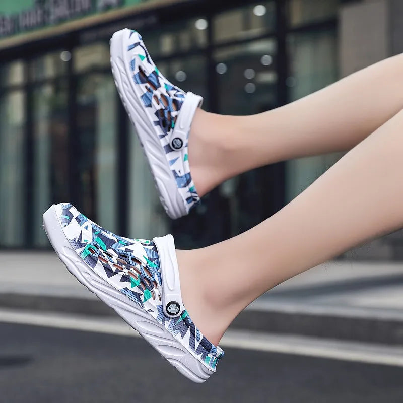 Nouvelle mode sandales hommes sabots sandales confortables respirant plage sandales hommes femmes sabots pantoufles fond souple hommes chaussures