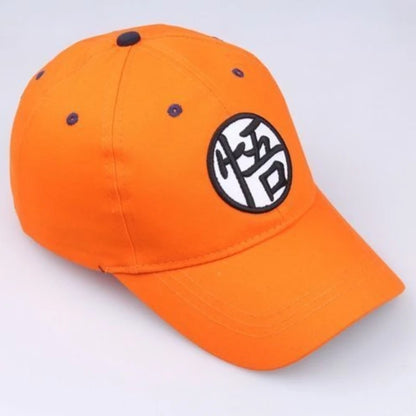 Dragon Ball Son Goku baseball cap with high-quality embroidery print unisex summer sunshade round crown wide brim duckbill hat