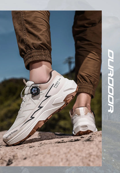 Herren-Sneaker Casual Outdoor rutschfest stoßdämpfend vielseitig Offroad-Wanderschuhe bequeme Laufschuhe für Herren mit weicher Sohle