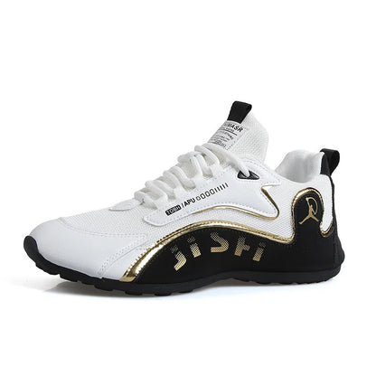 Chaussures en cuir respirantes pour hommes, baskets décontractées de voyage imperméables, chaussures de couleur unie, chimanti ald, automne, nouveau