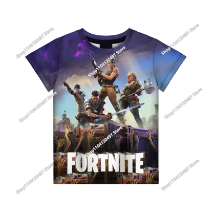 Fortnite Couple Wear Men's and Women's Sweater Children's Printed Casual Hoodie Student Outdoor Sports Simple Long-sleeved