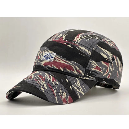 Cappellino da baseball con visiera corta in stile mimetico da lavoro per uomo e donna, cappellino unisex alla moda con visiera per la protezione dal sole all’aperto