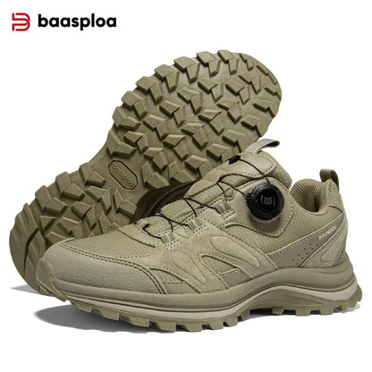 Zapatillas de senderismo para hombre Baasploa: antideslizantes, resistentes al desgaste, para escalada y senderismo al aire libre; con interior de algodón para mayor comodidad; zapatillas deportivas para actividades al aire libre.