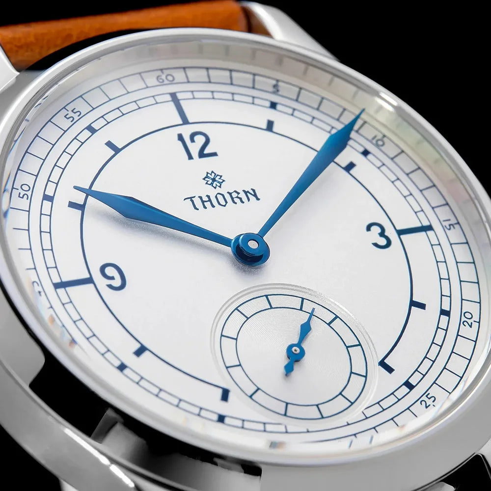 Thorn T001 Quartz Watch Fashion Sapphire Waterproof Grilled Men Watch VD78 Movement 316L Stainless Steel Business Luxurys Watch