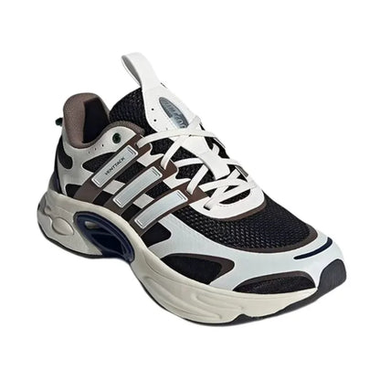 Chaussures de course basses unisexes adidas, confortables et polyvalentes, semelle absorbant les chocs et résistante à l'usure, blanc et noir, IF6725