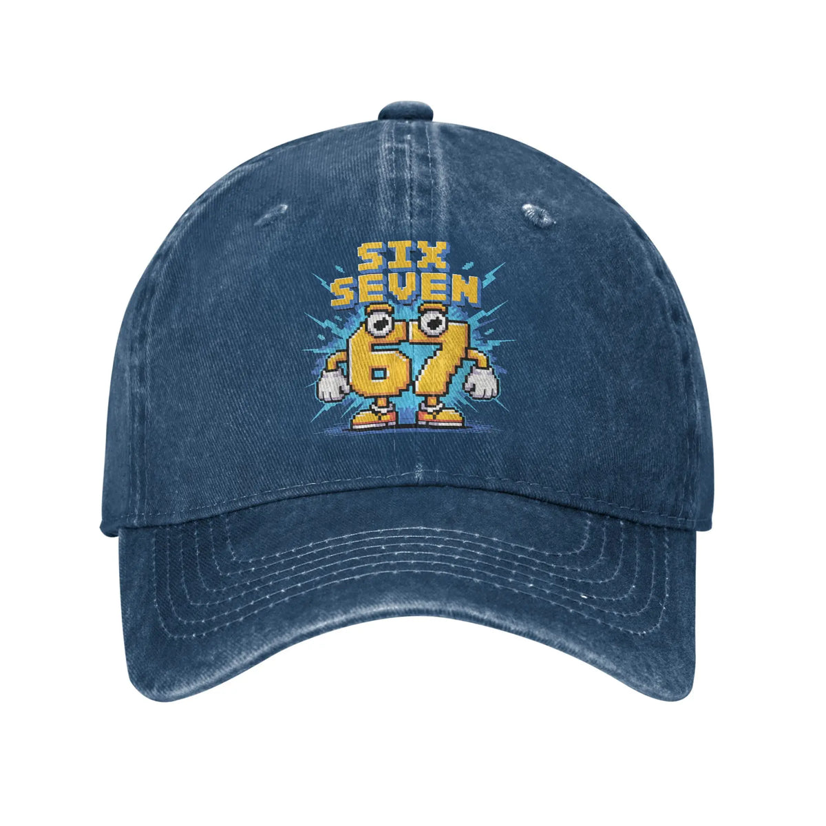 67 Meme Brainrot Six Seven Kids Gaming Gen Alpha Șapcă de baseball casual pentru bărbați, model Trucker, design en gros, șapcă Snapback pentru activități în aer liber