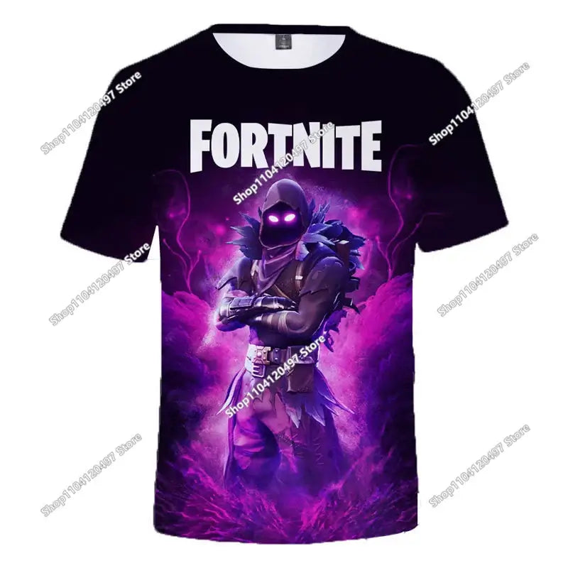 Коледна 3D тениска Fortnite Tees Battle Royale, стрийтуеър за деца, Victory Game, мъже и жени, Harajuku тениска, тийнейджърски дрехи