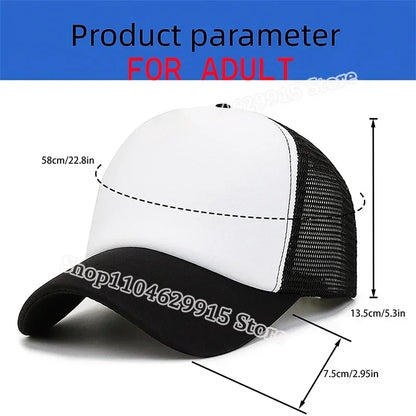 SpongeBobs SquarePants Baseball Cap Cartoon Anime Print Kids Adult Hat Summer Outing Athleisure Adjustable Sun Hats Fashion Gift