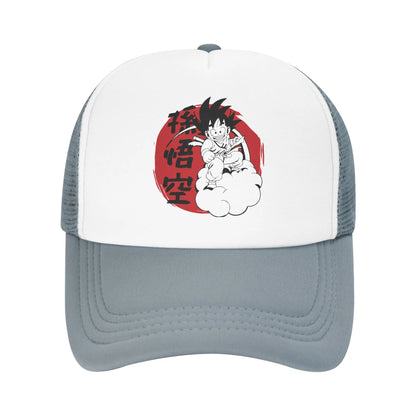 Son Gohan D-Dragon Ball Z Trucker kapica Unisex kapice za prosti čas Trucker delavska kapica Trucker kapica Snapback kapice Mrežaste bejzbolske kapice
