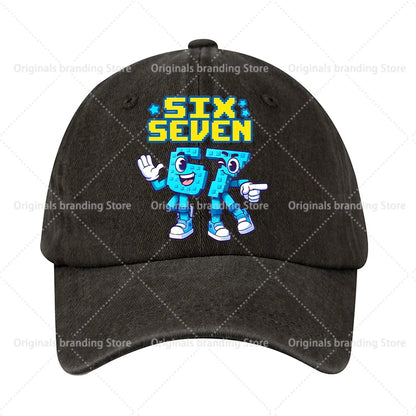 Steal A Brainrot 67 Dětská baseballová čepice Pánská Dámská sluneční čepice Nová čepice pro dospělé Outdoor Sport Sluneční čepice Retro pokrývka hlavy Dárek Horké prodeje