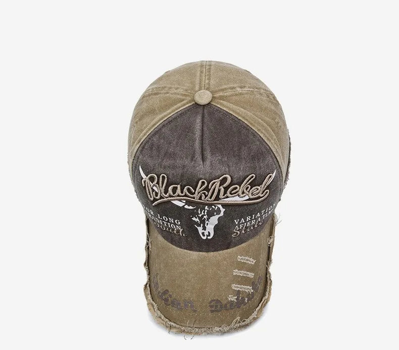 Nuovo cappellino da baseball da uomo in cotone lavato, stile retrò, per tutte le stagioni, cappello sportivo da outdoor da uomo, accessorio maschile