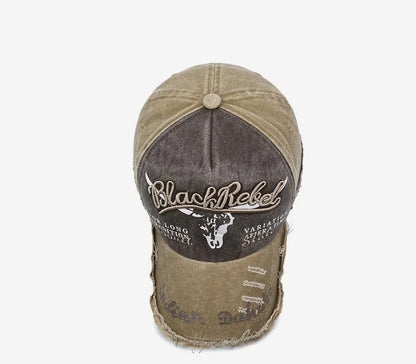 Nuovo cappellino da baseball da uomo in cotone lavato, stile retrò, per tutte le stagioni, cappello sportivo da outdoor da uomo, accessorio maschile