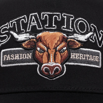 Personalizovaná nová kšiltovka STATION Bullhead pro muže – kšiltovka na skateboarding, hiphopová kšiltovka, dámská ležérní sluneční kšiltovka, baseballová kšiltovka, síťovaná kšiltovka