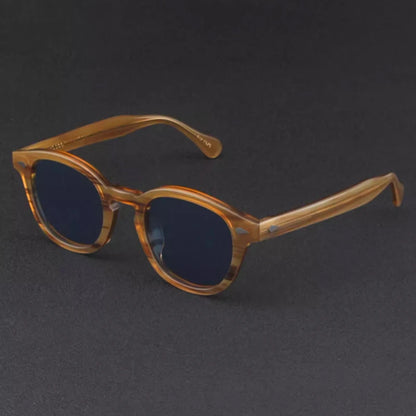 Polarized Sunglasses Men Women Johnny Depp Lemtosh Style Sun Glasses Retro Round Acetate Frame UV400 Lens Oculos