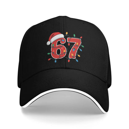 67 Six Seven 6-7 Baseballkeps Populär Steal Brainrot Gaming Meme Sandwich Caps Män Kvinnor Andningsbar Dad Hat Utomhus