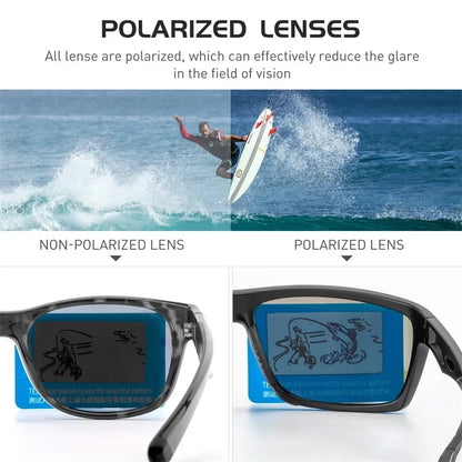 Kapvoe Fishing Sunglasses Polarized Sunglasses for Men Hiking Eyewear UV400 Lens Glasses Glasses HD Lens Outdoor Sunglasses 2026