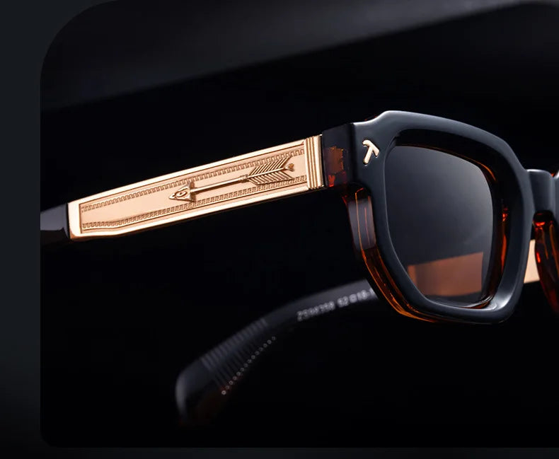 Polarized Square Punk Sunglasses Men 2026 Luxury Brand Classic Rectangle Sunglass UV400 Driving Eyewear Fashion Outdoor Shades