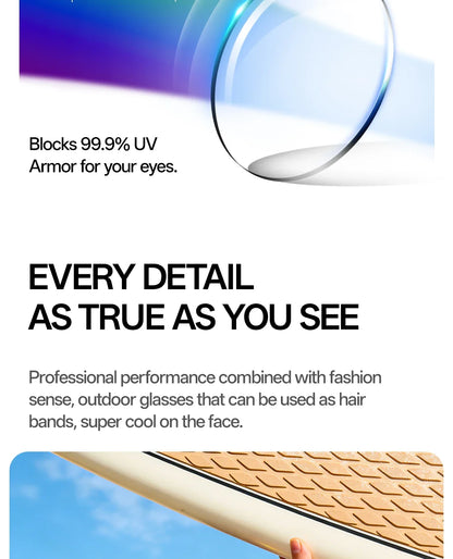 SCVCN Sunglasses for Men New Fashion Cycling Glasses UV400 Lenses Cycling Road Mountain Bike Glasses Women Casual Hiking 2026