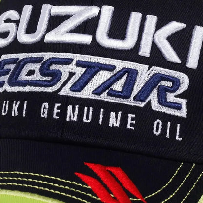 Cappellino da baseball con ricamo Suzuki Star 2026, ideale per le gare motociclistiche e la moda casual