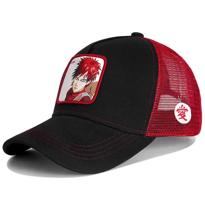 Șapcă de baseball Naruto Snapback Uchiha Itachi în stil anime pentru bărbați și femei, șapcă hip-hop, șapcă pentru tată, șapcă ajustabilă din plasă, șapcă de camionagiu