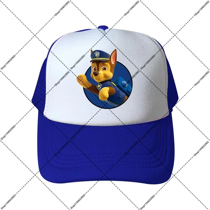 Paw Patrol Hats Chase Skye Baseball Cap Women Man Cute Cartoon Anime Pattern Print Sun Hat Summer Outdoor Caps Birthday Gifts
