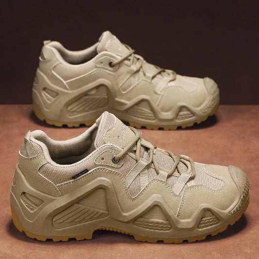 Zapatillas deportivas de moda para hombre para actividades al aire libre. Zapatillas de senderismo de nuevos diseñadores. Zapatillas de camuflaje transpirables para hombre. Zapatillas de escalada para parejas.