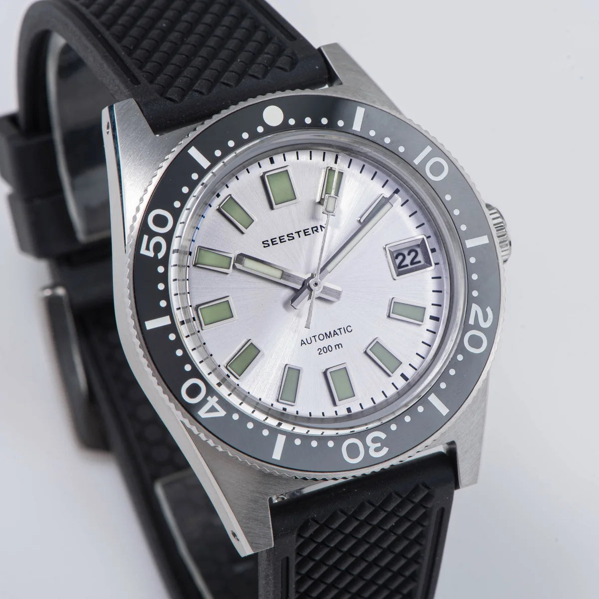 62MAS Diver Men Watch 38mm Original Sapphire Glass Nh35 Automatic Mechanical Waterproof Luminous Date Ceramic Bezel 200M Pro v3