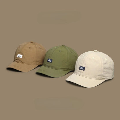 Schnelltrocknende Sommer-Baseballkappe für Damen und Herren – Leichte, wasserdichte Sportmütze aus atmungsaktivem Nylon – Laufkappe mit verstellbarem Riemen für Outdoor-Aktivitäten