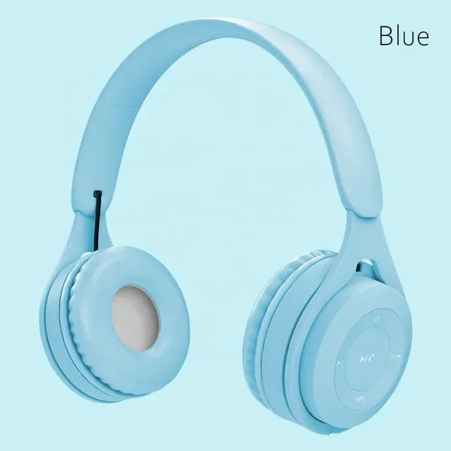 Casque audio Bluetooth Hi-Fi sans fil, circum-auriculaire, avec microphone, réduction du bruit, confortable pour les voyages et la maison