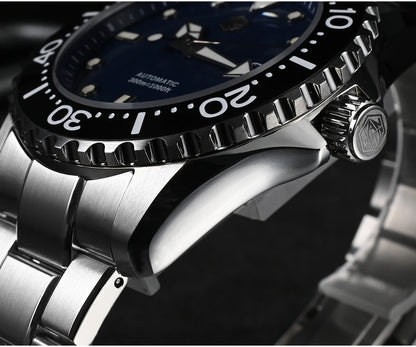 San Martin New 40-44mm Luxury Men's Diver Watch Classic High Quality NH35 YN55 Automatic Mechanical Sapphire BGW-X1 20Bar SN0009