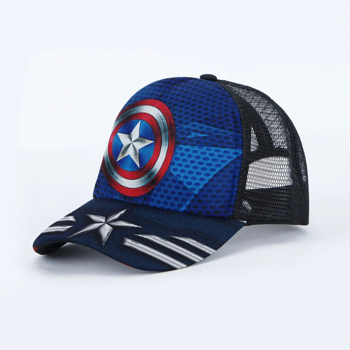 Marvel Avengers Hat Outdoor Sports Baseball Cap Spider-Man Iron Man Cartoon Animation Beach Sun Hat Peaked Hat Children's Gift