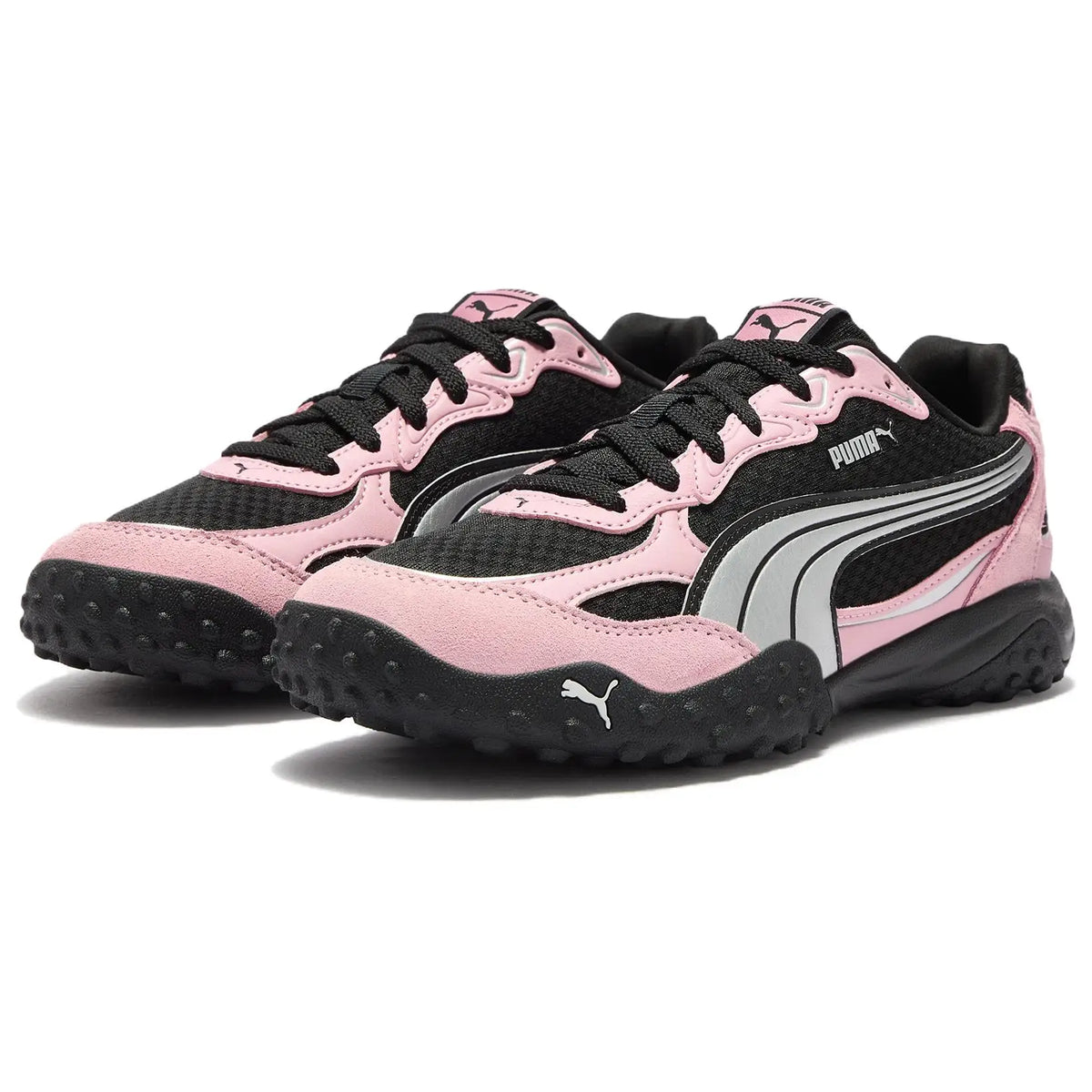 Baskets Puma Rollcat noires et roses 40878405