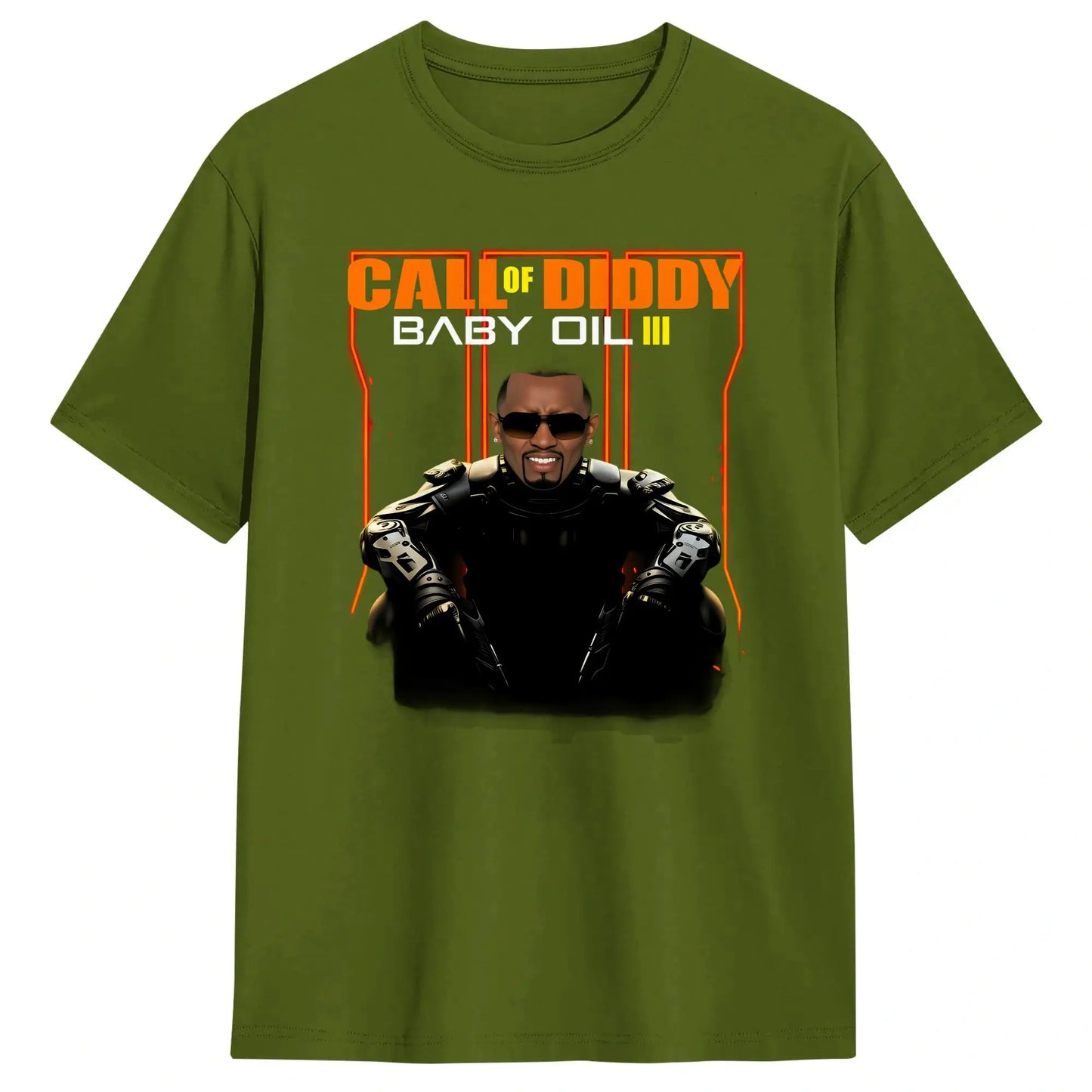 Men Funny Call of Diddy Meme T Shirt  Cotton Clothing Fashion Short Sleeve Crew Neck Tee Shirt Classic T-Shirt