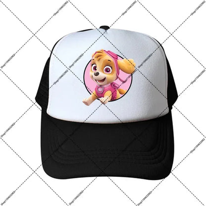 Paw Patrol Hats Chase Skye Baseball Cap Women Man Cute Cartoon Anime Pattern Print Sun Hat Summer Outdoor Caps Birthday Gifts