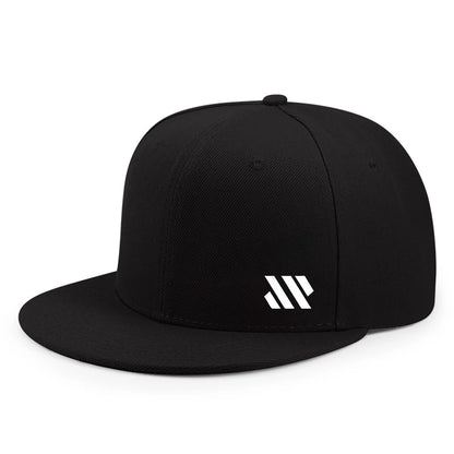 Czapka baseballowa z białym logo, unisex, regulowana, oddychająca, z płaskim daszkiem, lekka czapka outdoorowa i podróżna, nakrycie głowy