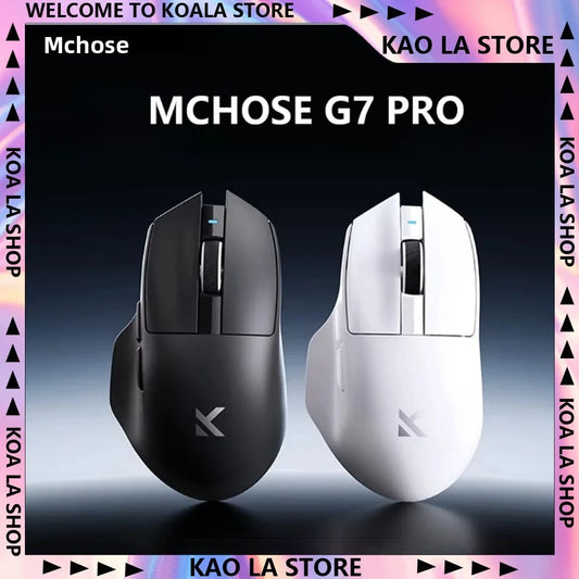 ÚJ G7 PRO gaming egér, hárommódú vezeték nélküli Bluetooth-kapcsolattal, ergonomikus, könnyű, személyre szabható egér PC-hez, irodához és játékhoz, gamer kiegészítő