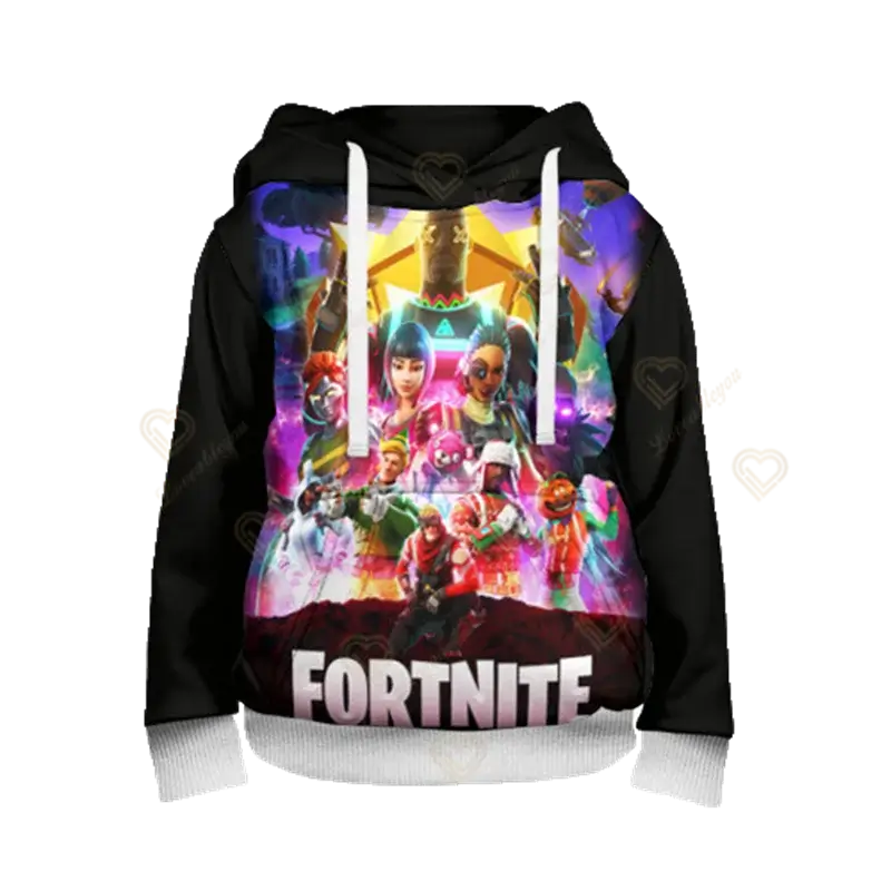 Суитшърт с качулка за момчета Fortnite Cool Heroes Cosplay, детски дрехи с анимационен дизайн, пролетно-есенно бебешко палто, детско яке с качулка