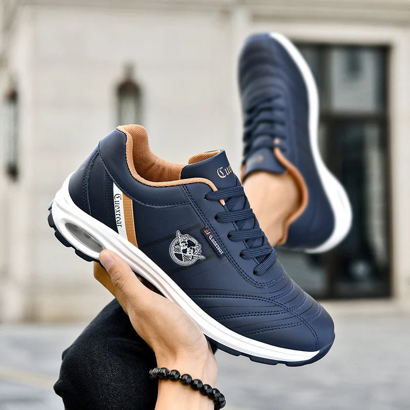 Chaussures de sport pour hommes grande taille respirant confortable résistant à l'usure Snekaers semelle souple chaussures de course plates décontractées pour homme