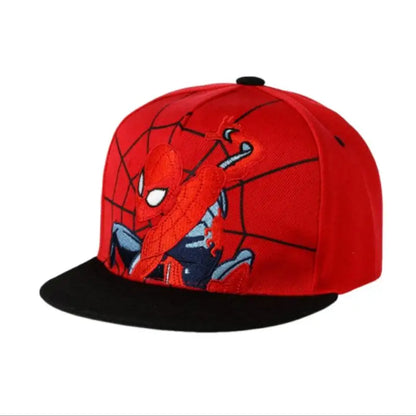 Anime Cartoon Spiderman Hats for Kids Toddler Baby Baseball Cap Spring Summer Children's Snapback Hip Hop Adjustable Caps