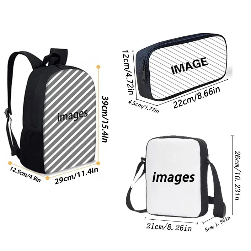 Popular Game FortniteS Child School Backpack With Shoulder Bag Pencil Bags School Bags for Boys Girls Best Gift