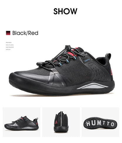 HUMTTO Breathable Walking Shoes for Men Luxury Casual Men's Sneakers Designer Sports Jogging Running Trainers Summer Man Sneaker