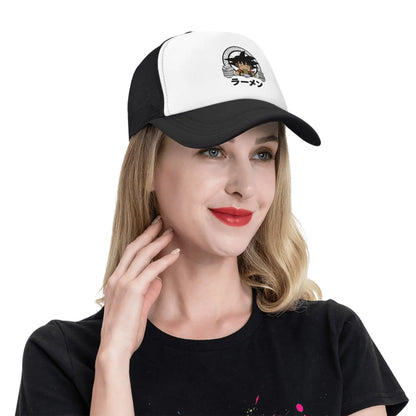 Goku Kid Ramen Dragon Ball Trucker Hat Men Women Vintage Anime Manga Hats Sports Cap Adjustable Polyester Baseball Caps Summer