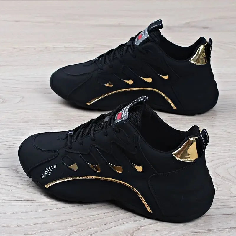 Ténis casuais para homem, leves, macios e respiráveis, vulcanizados, em couro macio, Zapatillas De Mujer