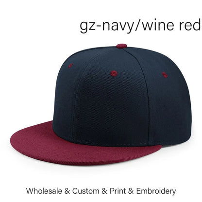 SLECKTON Custom Logo Hats High-quality Hiphop Snapback Caps Letter Embroidery Brand Design Trucker Cap Wholesale Hat Adult