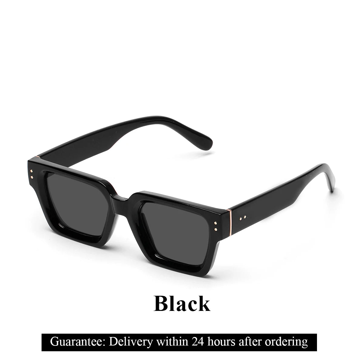 Ruiao Retro Black Millionaire Shades Luxury Sunglasses 2026 For Men Designer Famous Brand Square Sun Glasses Man Women Sunglass